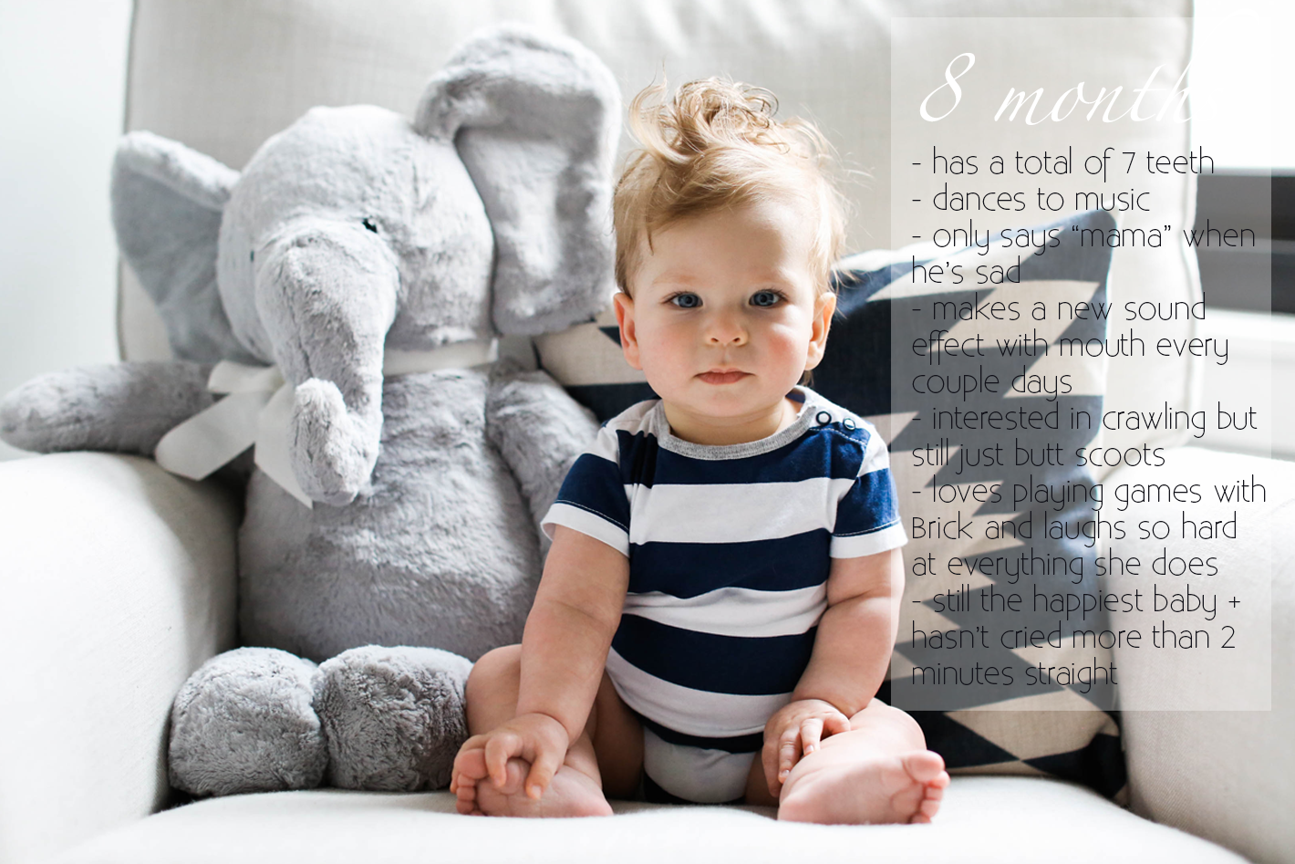 Landon 8 Months